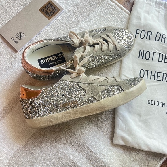 Glitter golden goose sneakers 39 - Picture 7 of 9